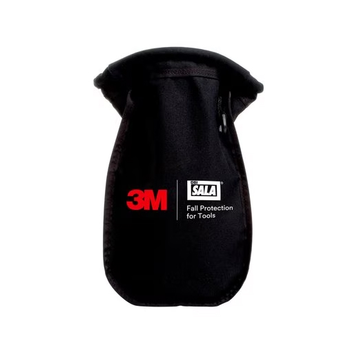 3M DBI-SALA Small Parts Pouch, Extra Deep, Canvas, Black